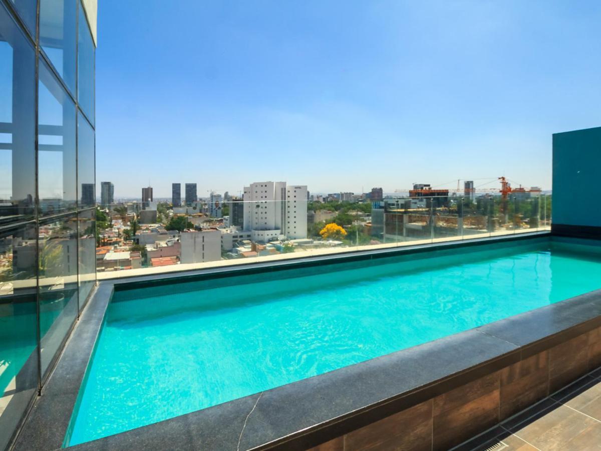 Private Suite With Incredible View & Pool Guadalajara Exterior photo